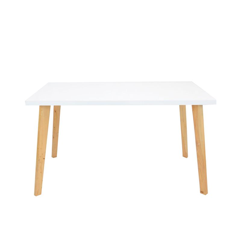 MICA - Mesa de Comedor Moderna para 6 personas en Madera Rectangular Mica
