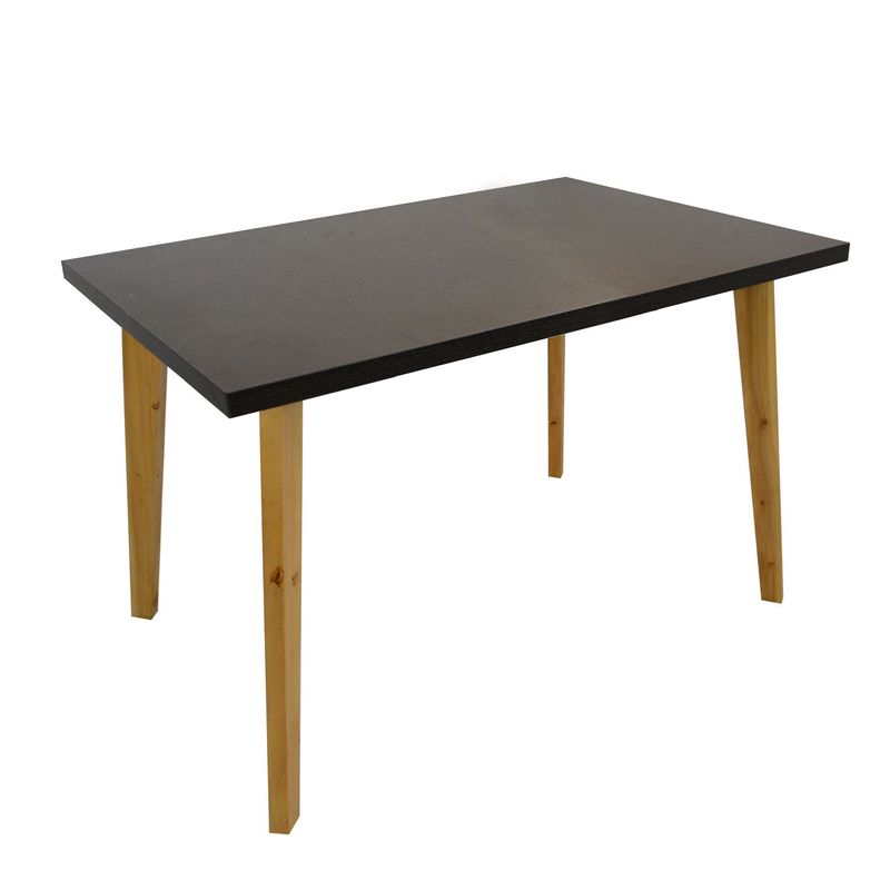 MICA - Mesa de Comedor Moderna para 4 personas en Madera Rectangular Mica