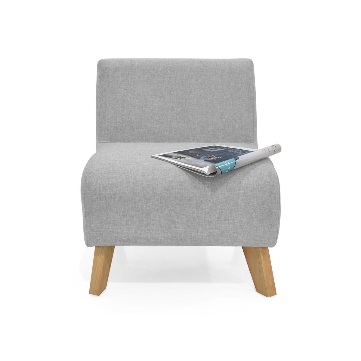 MICA - Poltrona Moderna en Tela Taniz 70 x 60 x 70 cm Mica