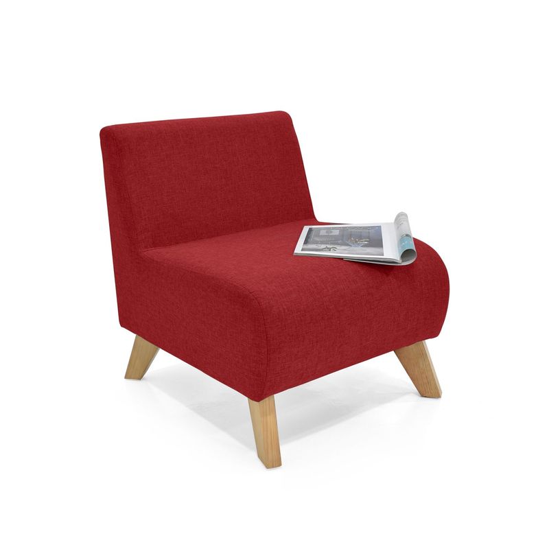 MICA - Poltrona Moderna en Tela Taniz 70 x 60 x 70 cm Mica