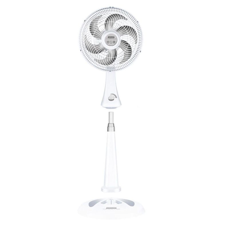 SAMURAI - Ventilador de Pedestal Samurai Turbo Silence Compact 2 en 1 3 Velocidades