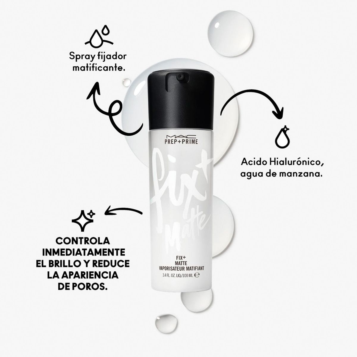 MAC COSMETICS - Fijador en aerosol Spray Prep + Prime Fix+  MAC 100 ml
