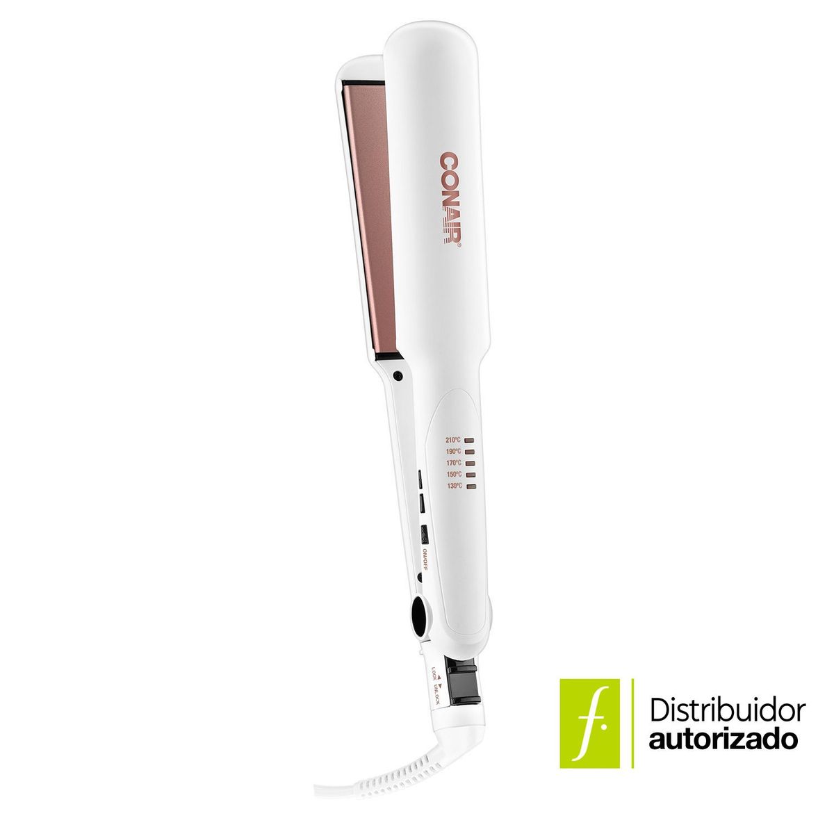CONAIR - Plancha para cabello Conair Doble Ceramica, plancha alisadora para el pelo con placas en turmalina
