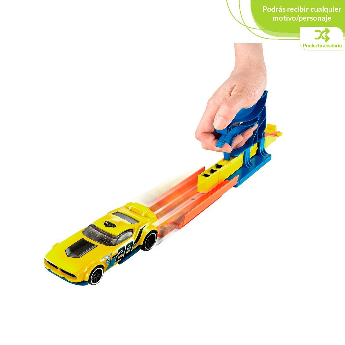 HOT WHEELS - Impulsador Hot Wheels: Lanzador de Bolsillo. Sorpresa