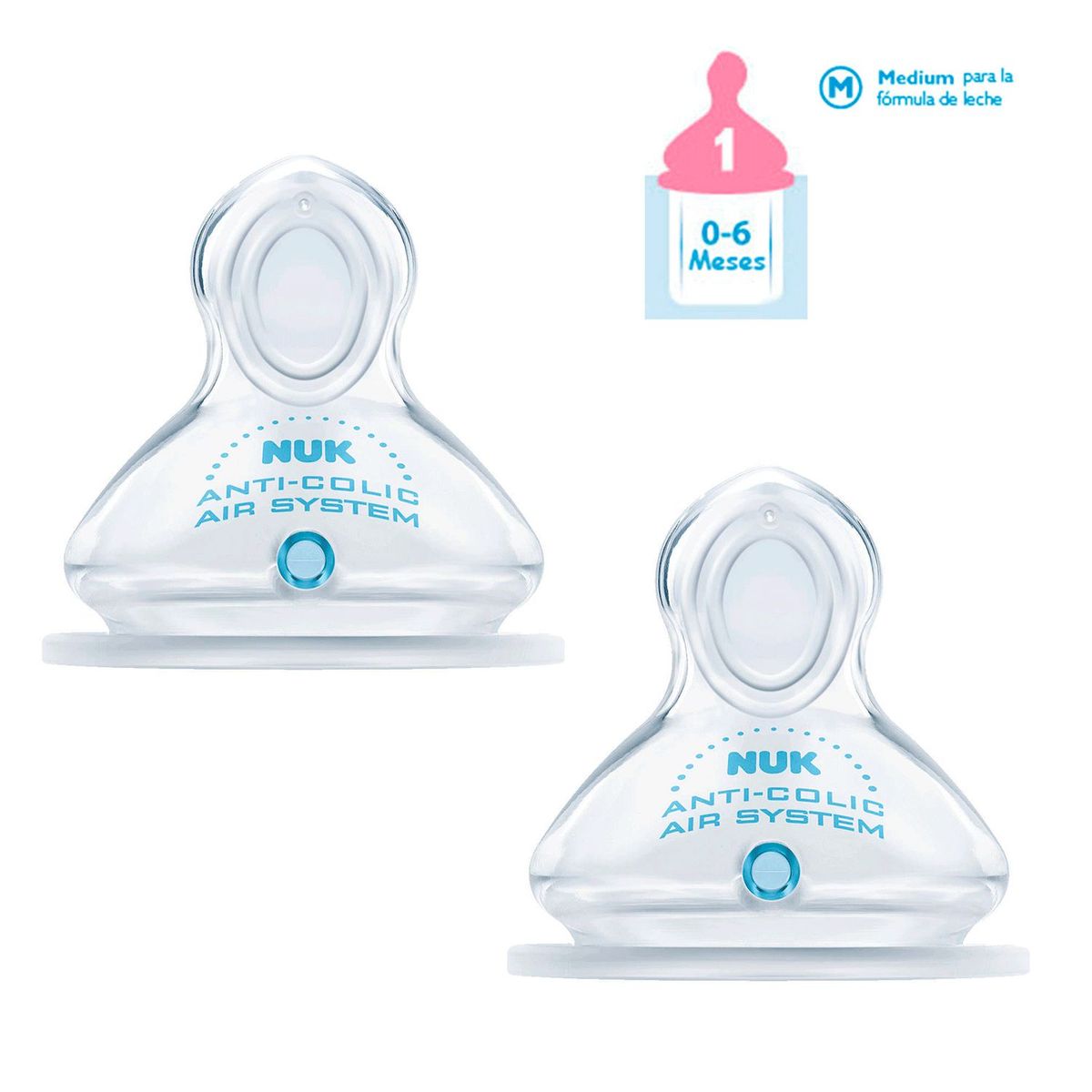 NUK - Chupo First Ch Talla 1M x 2 Und