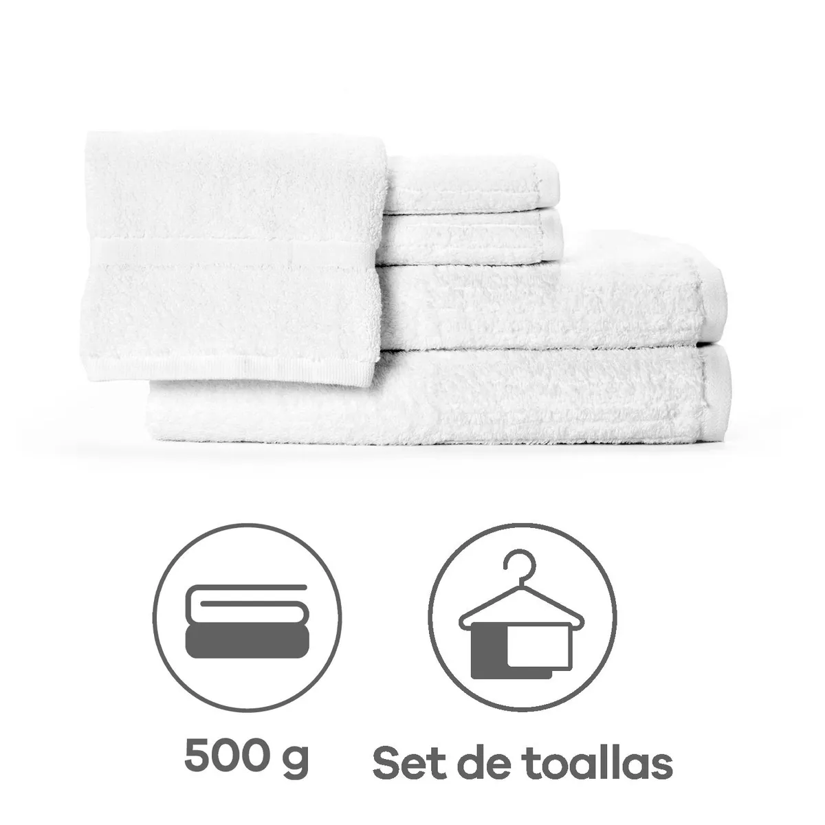 BENETTON - Juego de Toallas 500 g