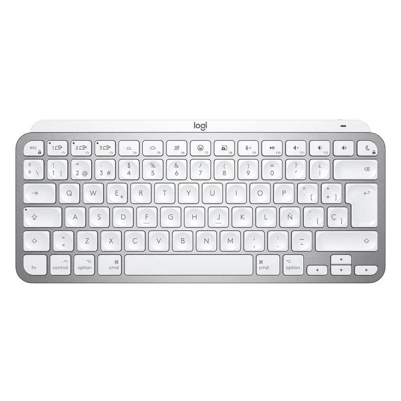 LOGITECH - Teclado Logitech MX Keys Mini Bluetooth, teclado inalámbrico. Conexión hasta 3 dispositivos para computador, teléfonos o tablets