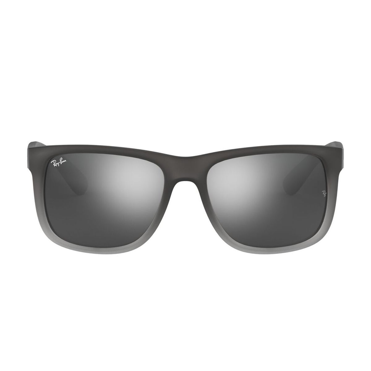 RAY BAN - Gafas de sol Ray Ban RB4165 para Hombre Marco Rubber Grey On Clear Grey Lente Grey Mirror Silver Gradient