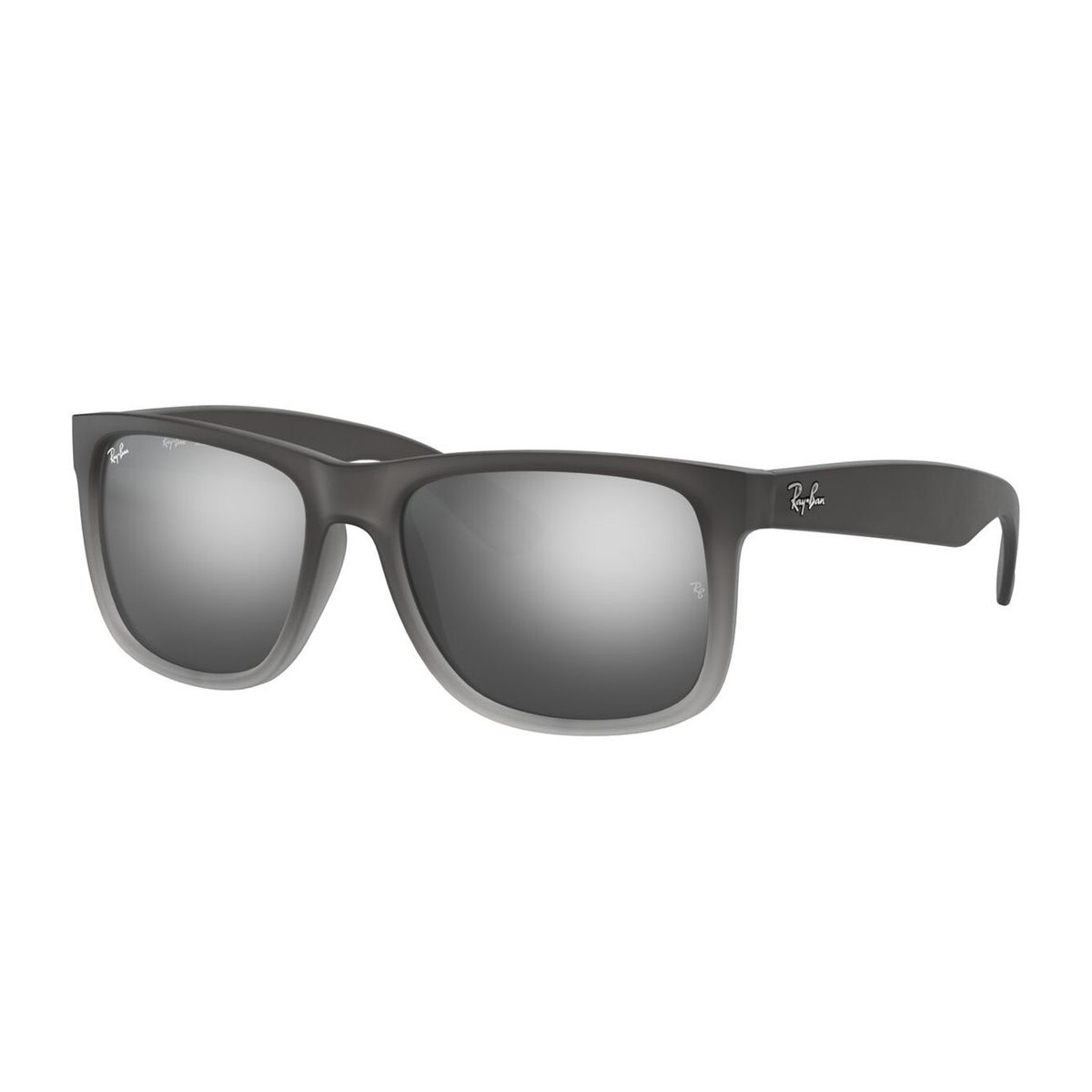RAY BAN - Gafas de sol Ray Ban RB4165 para Hombre Marco Rubber Grey On Clear Grey Lente Grey Mirror Silver Gradient