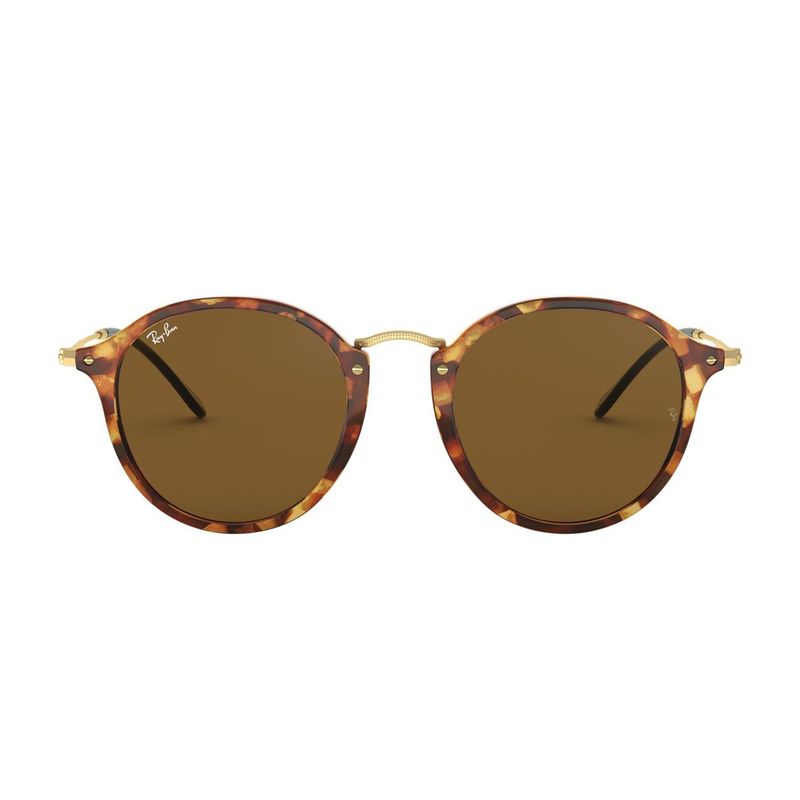 RAY BAN - Gafas de sol Ray Ban RB2447 Unisex Marco Spotted Brown Havana Lente Brown