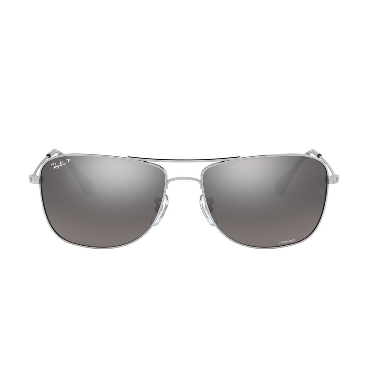 RAY BAN - Gafas de sol Ray Ban RB3543 Unisex Marco Silver Lente Grey Mirror Silver