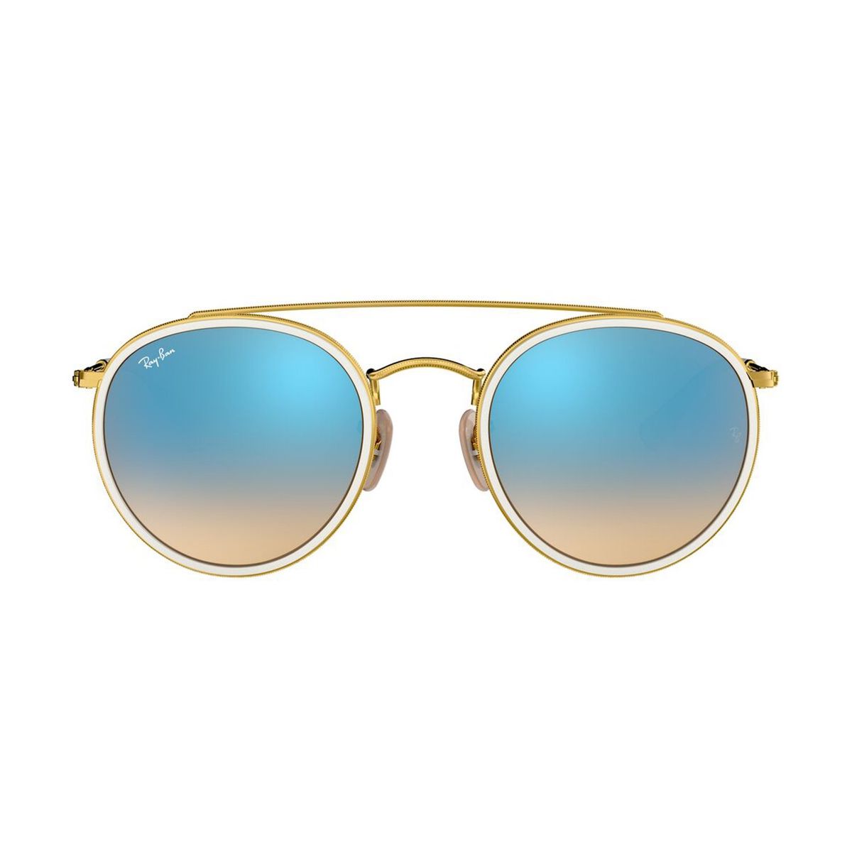 RAY BAN - Gafas de sol Ray Ban RB3647N  Unisex . Marco Arista Lente Brown Gradient Mirror Blue