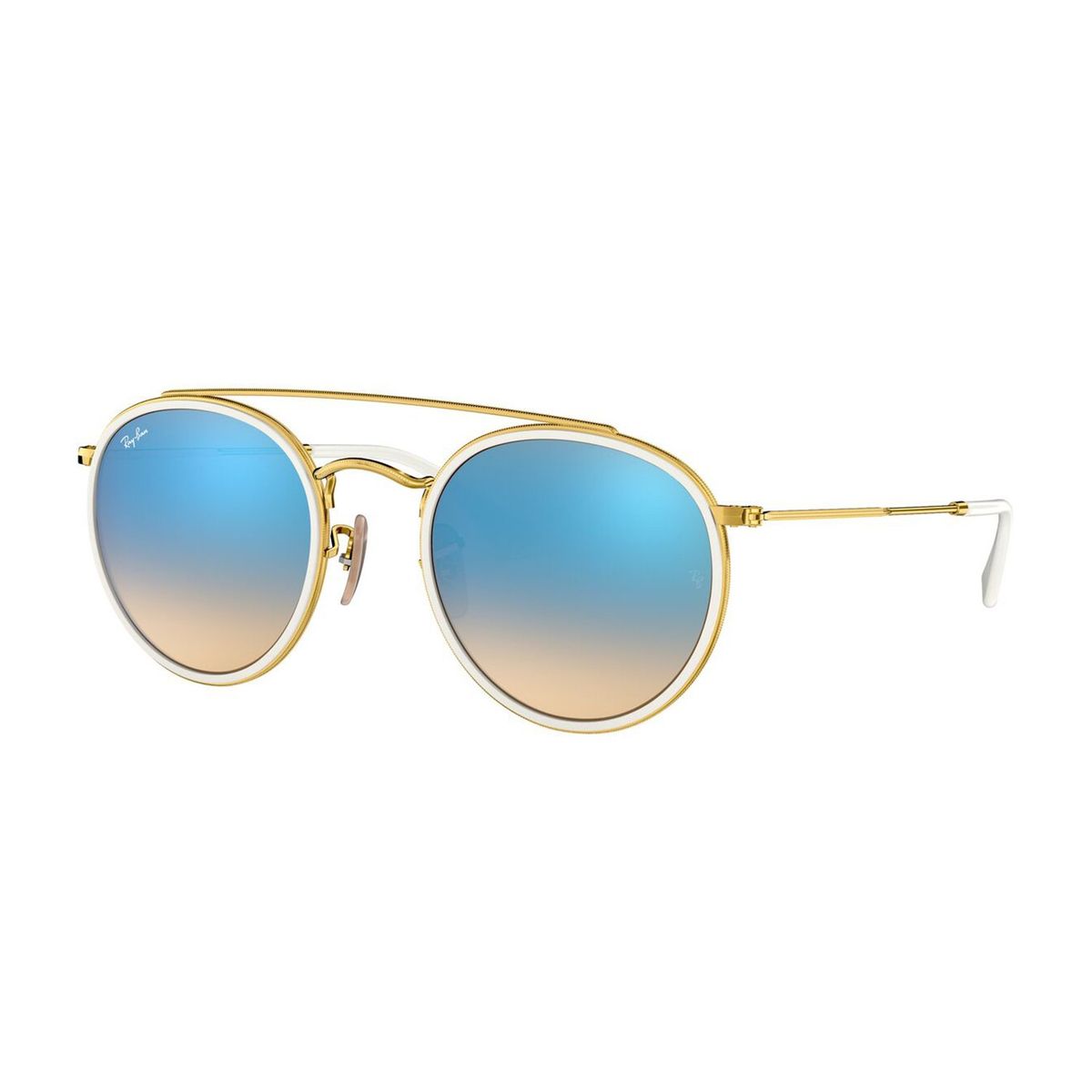 RAY BAN - Gafas de sol Ray Ban RB3647N  Unisex . Marco Arista Lente Brown Gradient Mirror Blue
