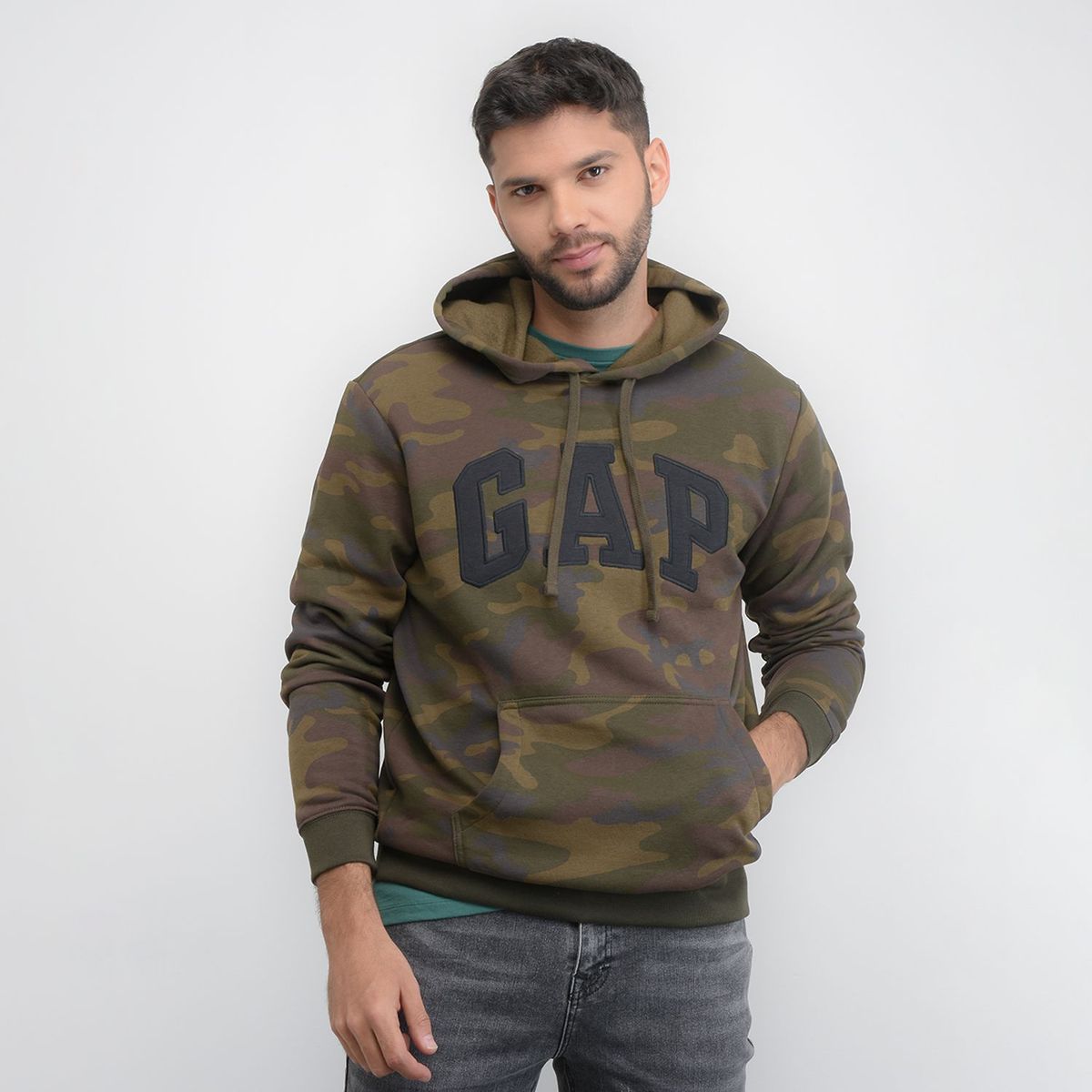GAP - Hoodie para Hombre con Estampado de Algodón GAP