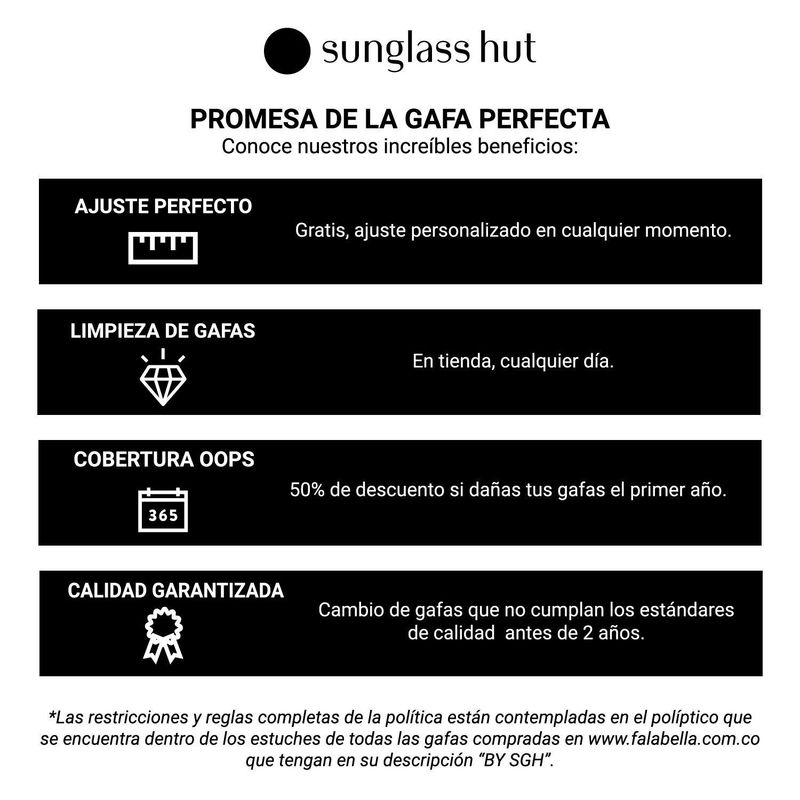 SUNGLASS HUT - Gafas de sol Sunglass Hut HU2004 para Hombre 