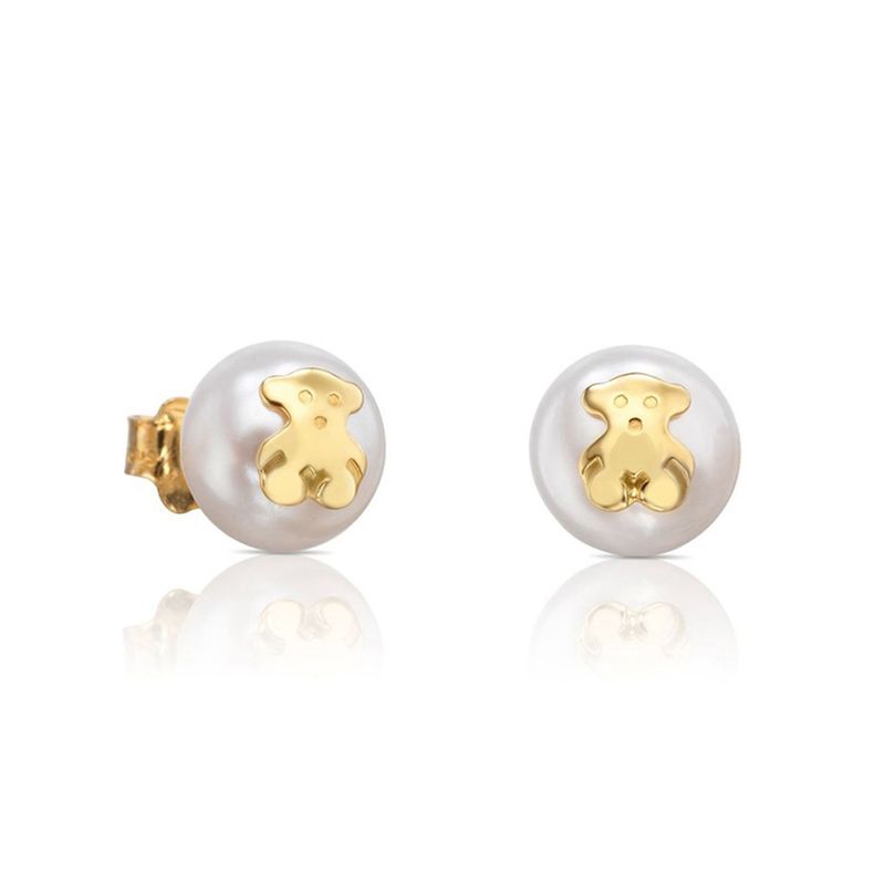 TOUS - Aretes  Tous Para Mujer con Pearl kaos Icon Oro 