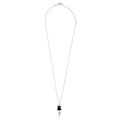 Collar TOUS Para Mujer Con Ónix - Colección Camille, Baño De Oro 18K Sobre Plata, 43 Cm