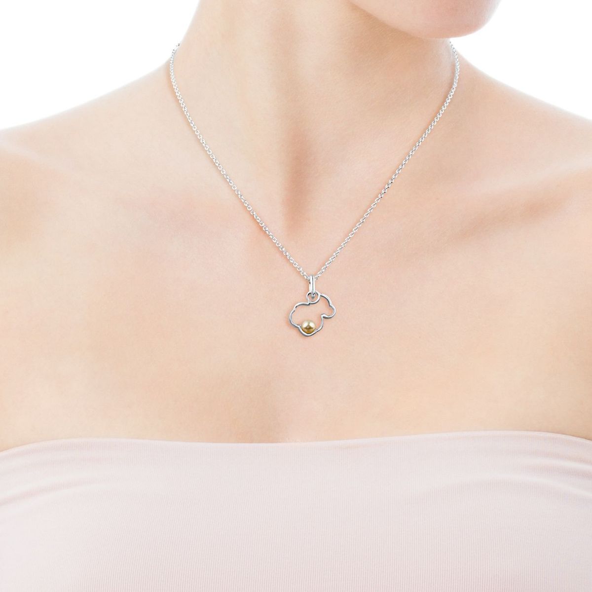 TOUS - Collar Tous Para Mujer Silueta kaos Icon Plata 