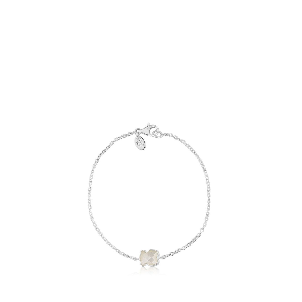 TOUS - Pulsera De Plata Y Nácar Facetado Tous Color