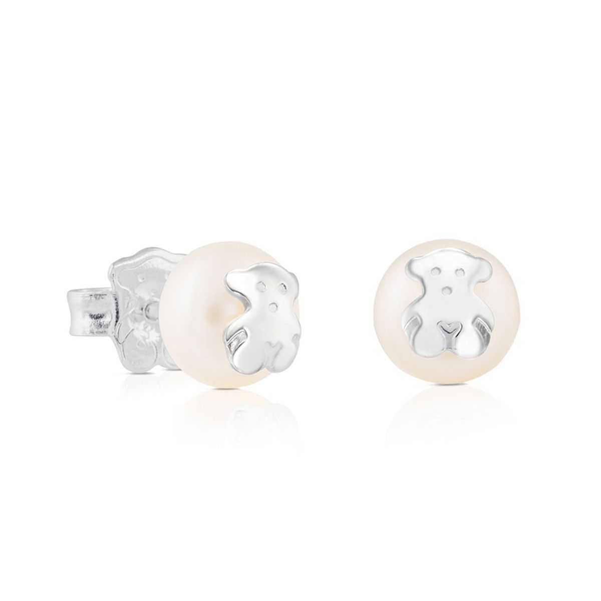 TOUS - Aretes  Tous Para Mujer con Pearl kaos Icon Plata 