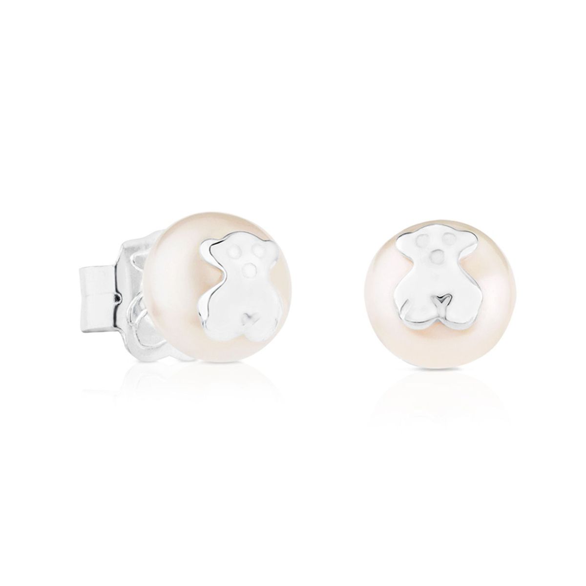 TOUS - Aretes  Tous Para Mujer con Pearl kaos Icon Plata 