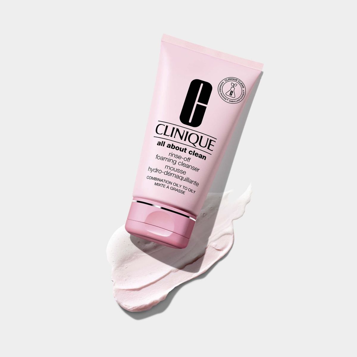 CLINIQUE - Limpiador All About Clean Rinse Off Foaming Cleanser Clinique para Piel Mixta 30 ml