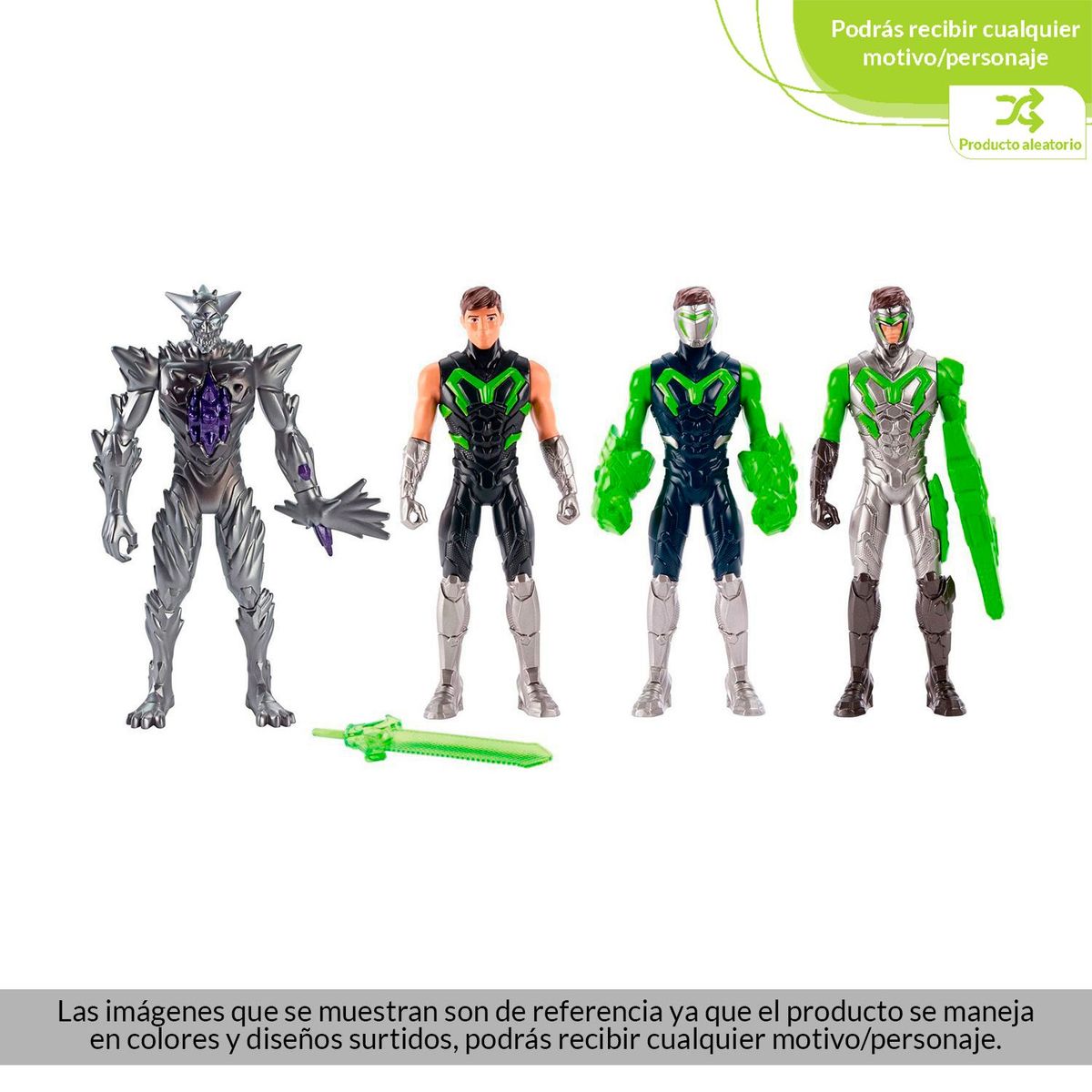 MAX STEEL - Figura de acción Max Steel Figuras Básicas 6 pulgadas Sorpresa