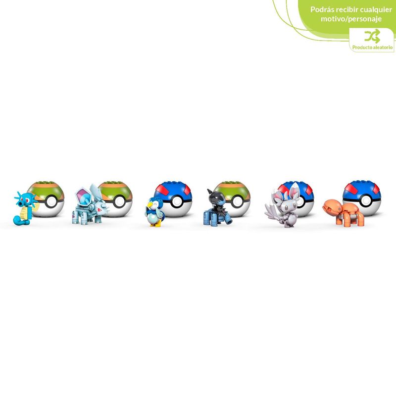 MEGA CONSTRUX - Mega Construx Pokémon Pokébola M&S (25 Piezas)