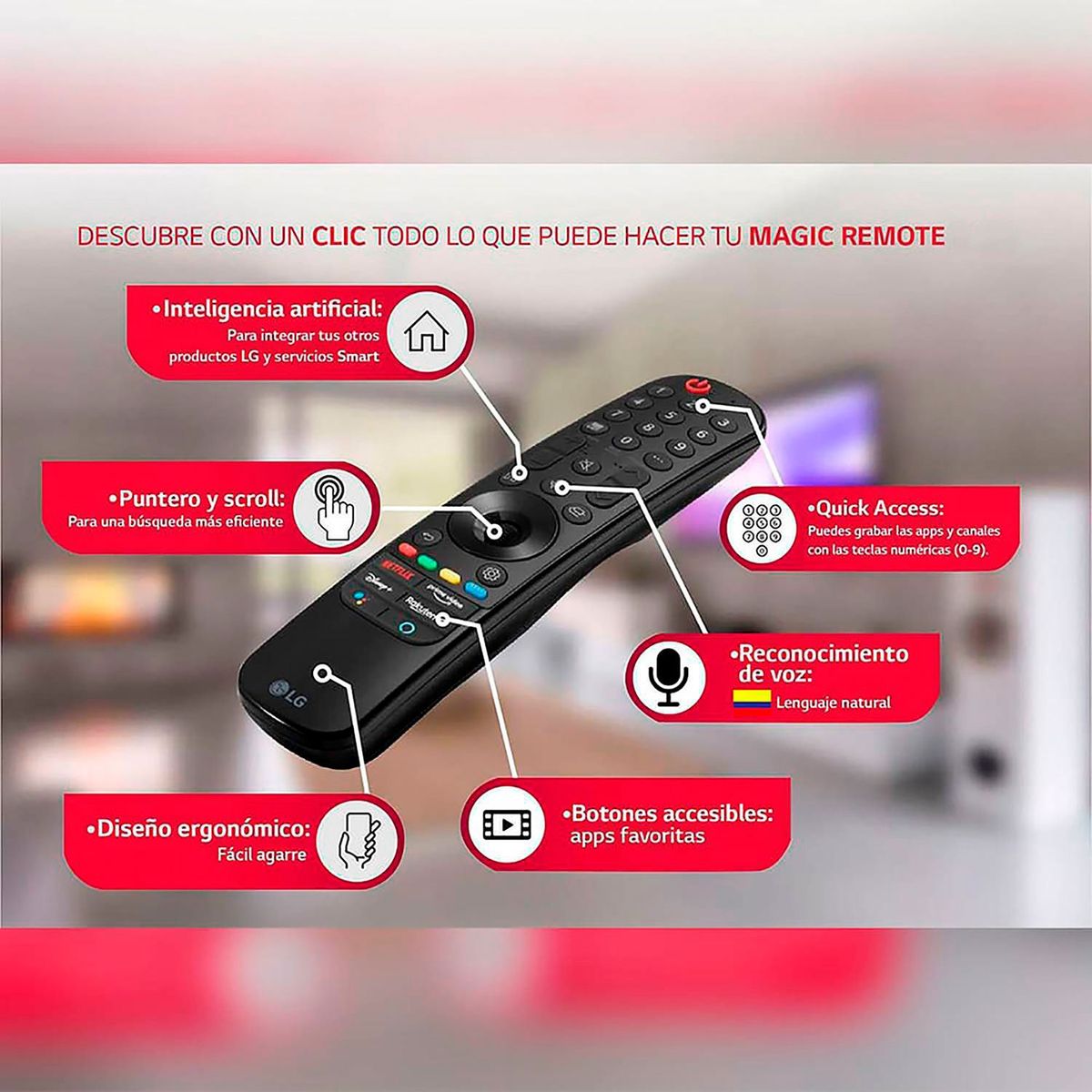 LG - Televisor LG OLED | 65 Pulgadas UHD | Smart TV OLED65C2