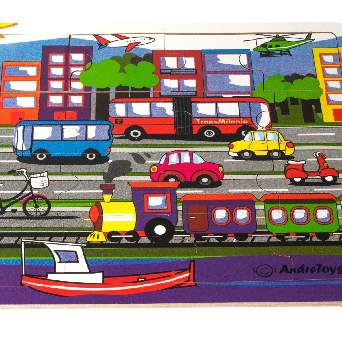 ANDRETOYS SAS - Rompecabezas Medios de Transporte