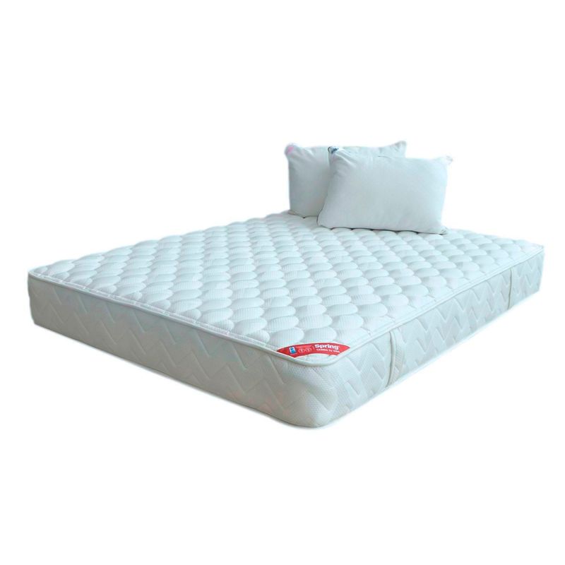 COLCHONES SPRING - Colchón Doble Firme Ortopédico Resortado con Pillow Harmony 140 x 190 cm  + Almohada Colchones Spring 