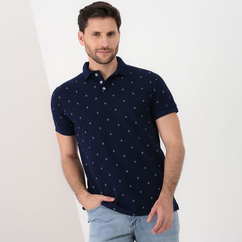 NEWPORT - Camiseta polo Hombre Con Estampado Newport 