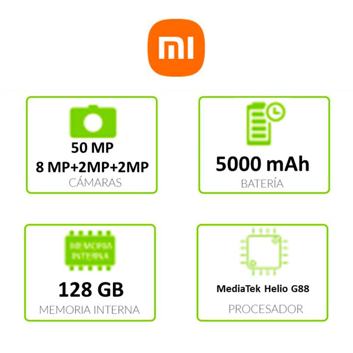 XIAOMI - Celular Xiaomi Redmi 10 2022 128GB 4GB RAM
