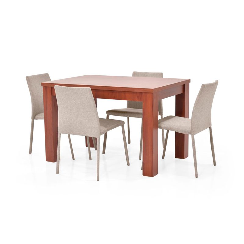 MICA - Juego de Comedor Morelia Niza 4 Puestos Mica - Mueble - Mueble