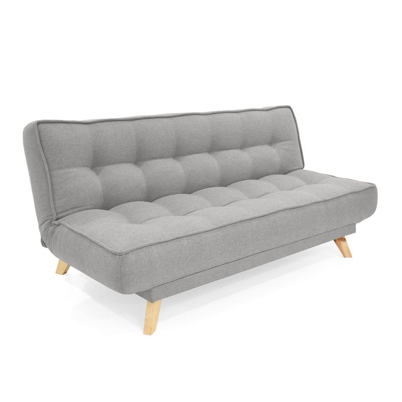MICA - Sofá Cama Moderno en Tela 3 Puestos Ghana 180 x 84 x 90 cm Mica