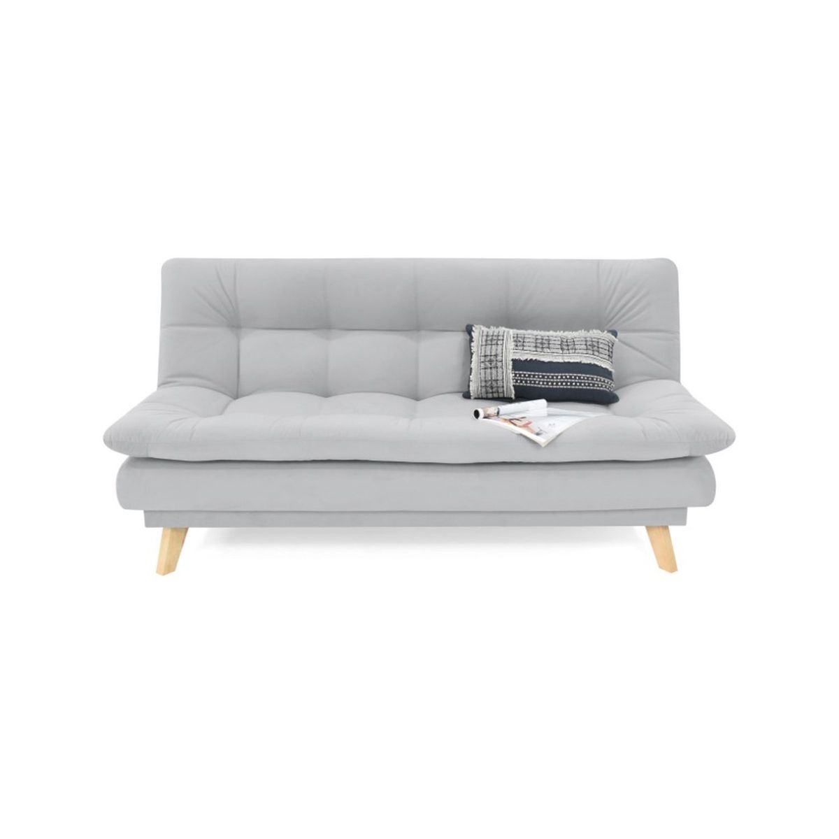 HOGAR VENECIA - Sofá Cama 3 puestos Zúrich 180 x 90 x 85 cm Mica