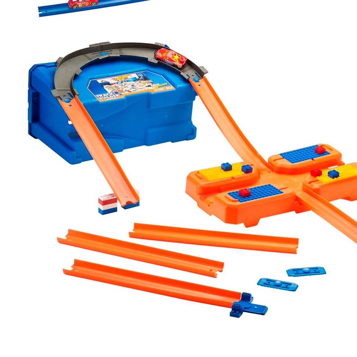 HOT WHEELS - Pista de Carros Hot Wheels Track Builder Caja de Acrobacias Surtido