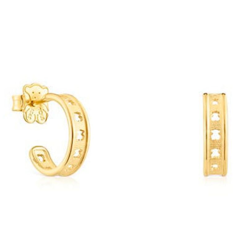 TOUS - Aretes  Tous Para Mujer Vermeil Bear Row kaos Icon Plata 