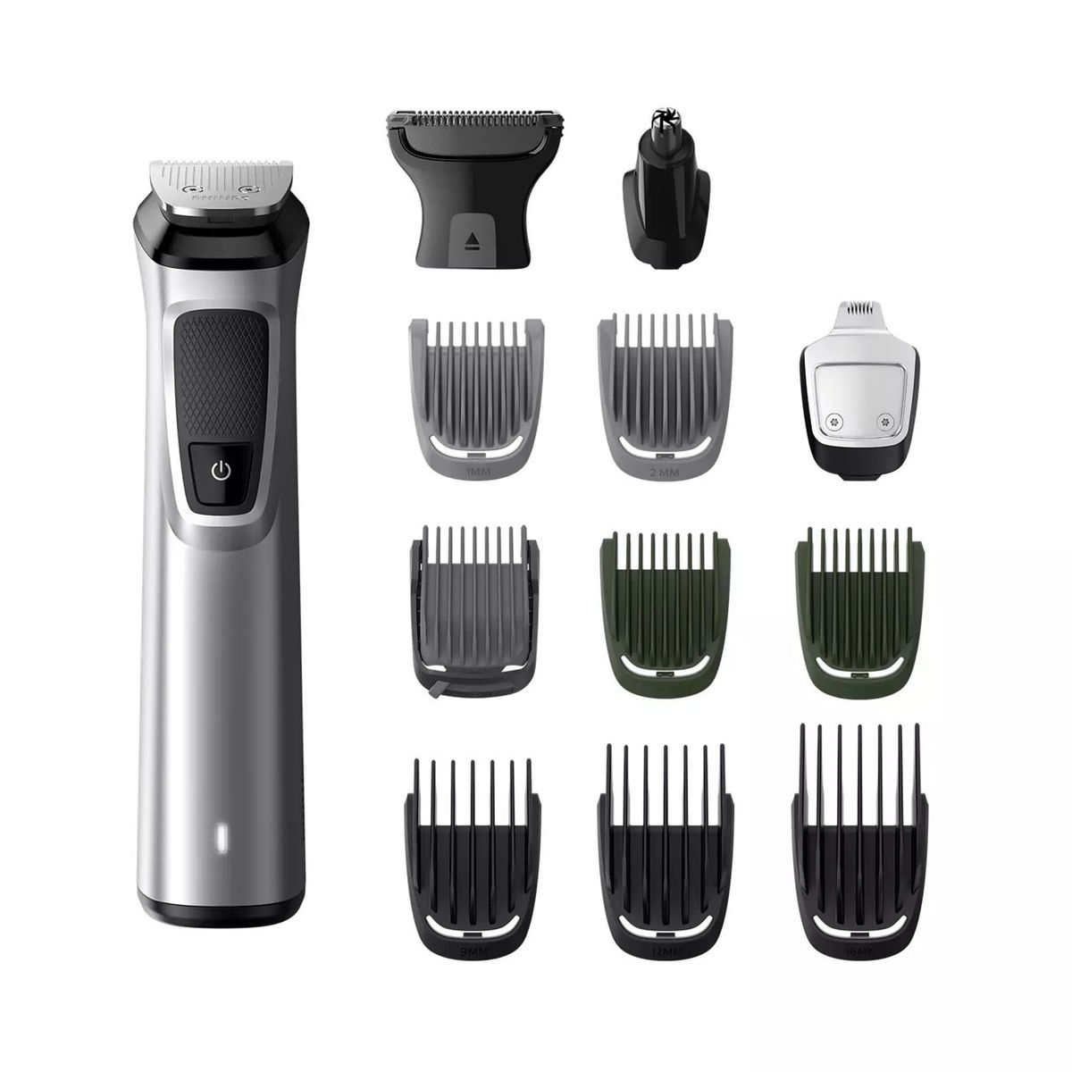 PHILIPS - Afeitadora Philips Multigroom Series 7000 Rostro Cabello y Cuerpo 13 En 1 Seco y húmedo Inalámbrica