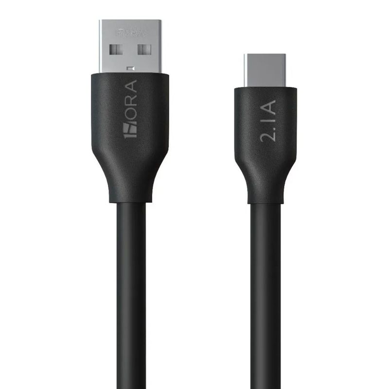 1 HORA - Cable Tipo C 2.1A 1m 1HORA, cable carga rápida con compatibilidad universal, celulares, tablets y otros dispositivos