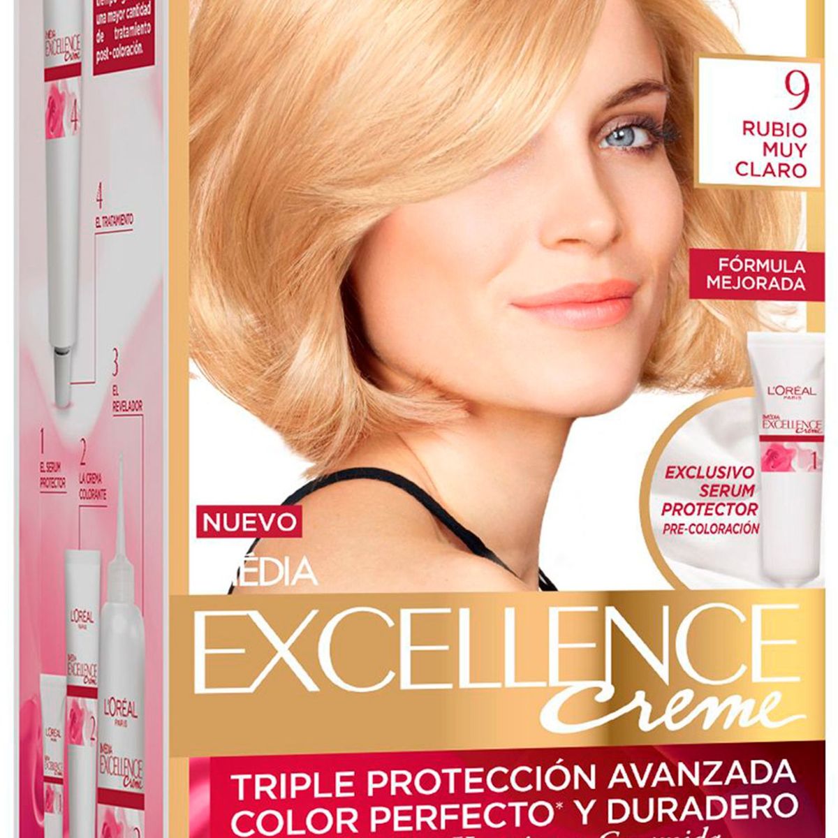 EXCELLENCE - Tintura capilar Loreal Protección del color 67.5 ml