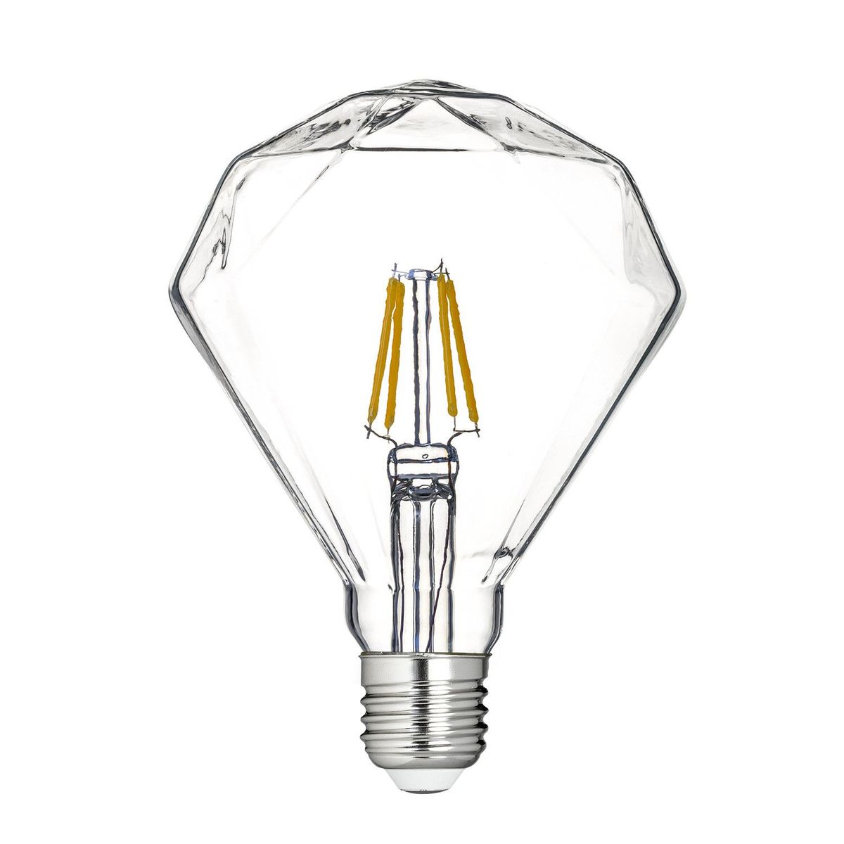 LIENXO - Bombillo Led Lienxo Microfilamento Diamante Filamento Cálido E27 11 x 15 cm