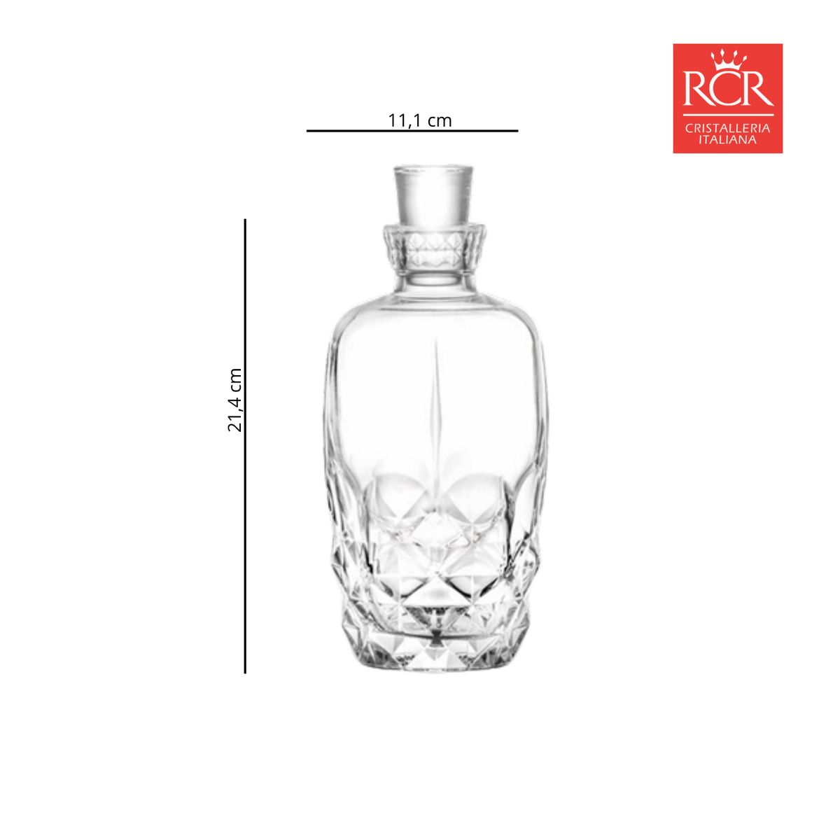 RCR - Licorera de cristal RCR: 1,7 litros