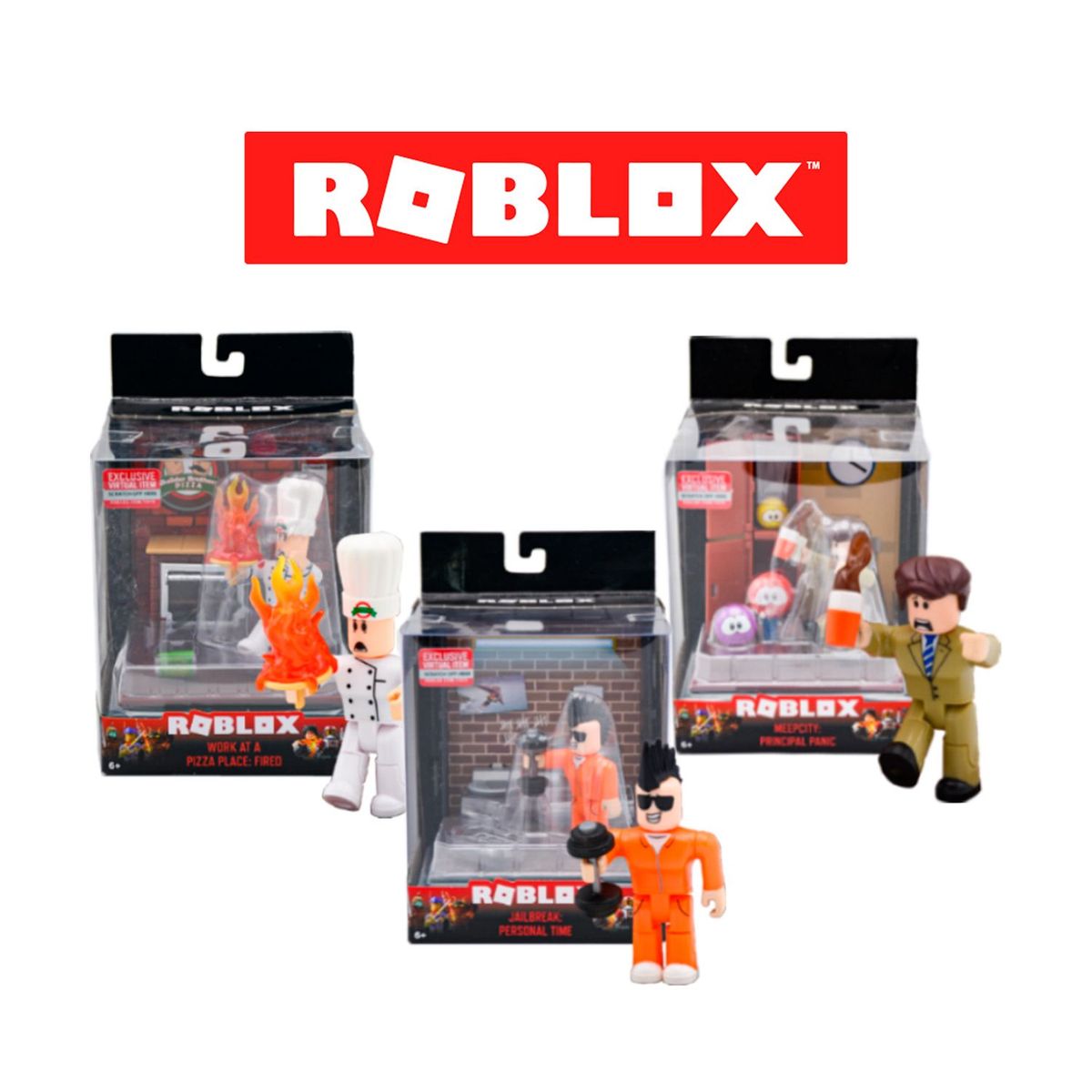 ROBLOX - Accesorio de acción Roblox Rob Desktop Series Assortment