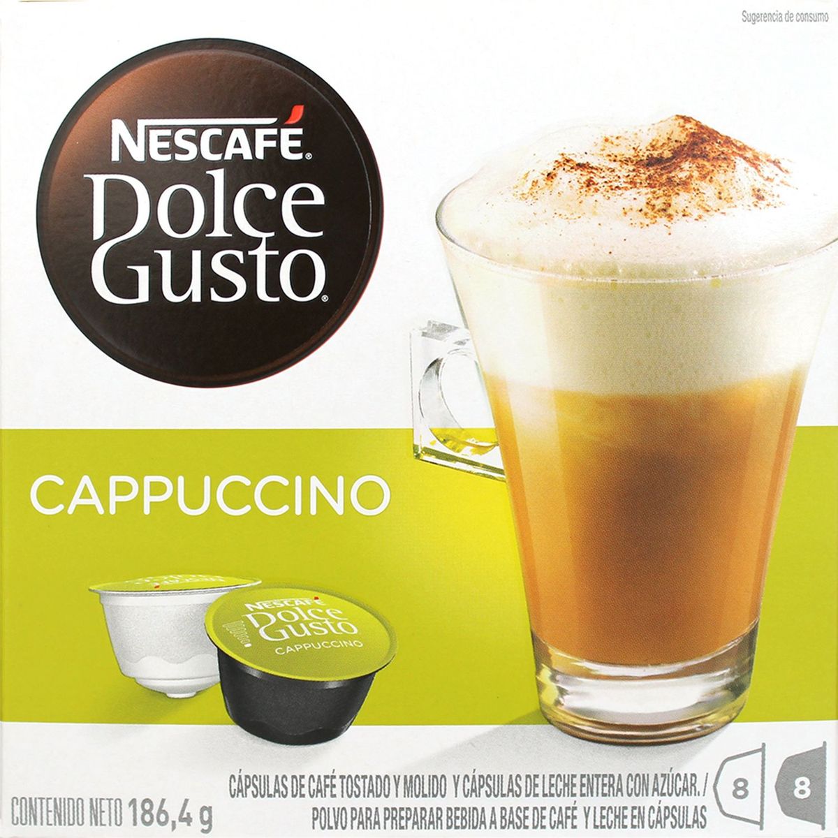 DOLCE GUSTO - Cápsulas NESCAFÉ Dolce Gusto Cappuccino 8 Cápsulas