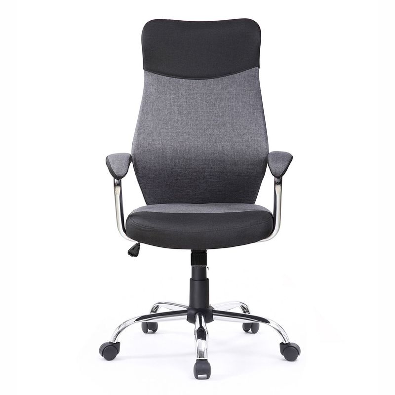 MICA - Silla de Escritorio para Casa u Oficina Ergonómica Negro Mica