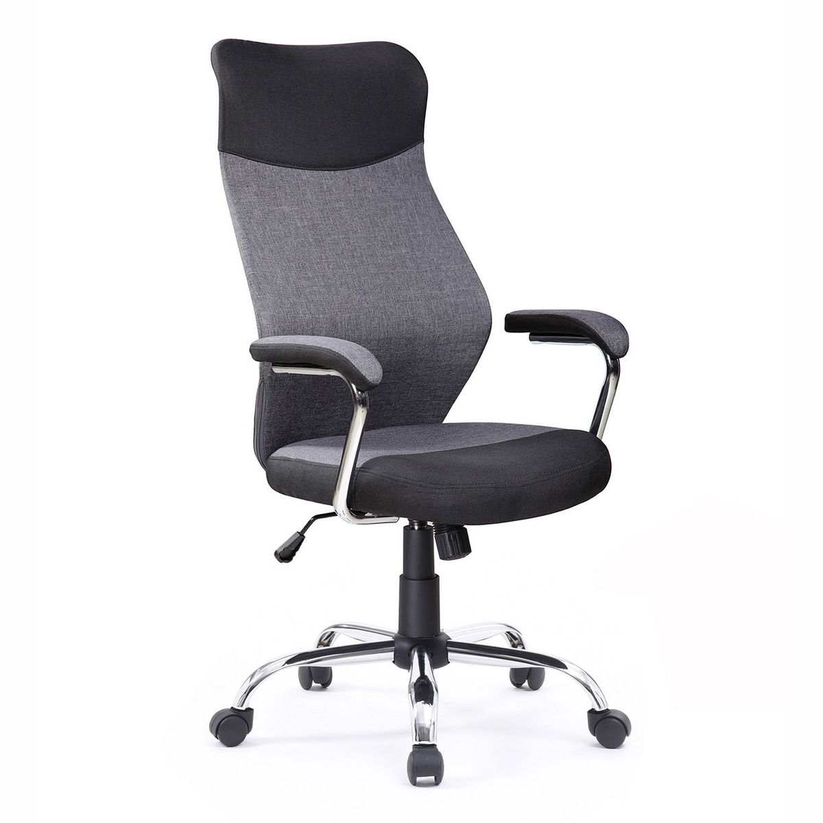 MICA - Silla de Escritorio para Casa u Oficina Ergonómica Negro Mica