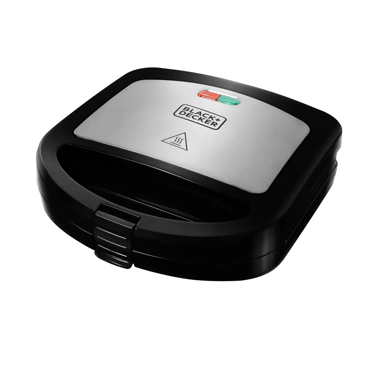BLACK+DECKER - Sandwichera para Panini BLACK+DECKER con Superficie Antiadherente, PAN24535