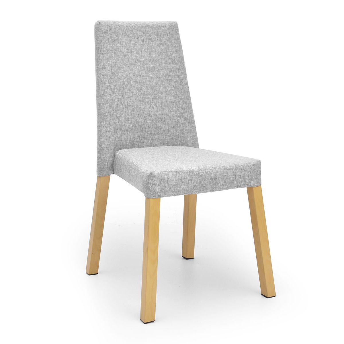 MICA - Silla de Comedor Moderna en Tela Gris (Incluye 1 Silla) Mica