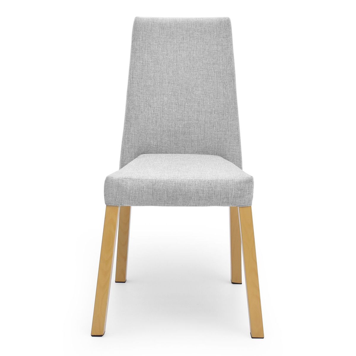 MICA - Silla de Comedor Moderna en Tela Gris (Incluye 1 Silla) Mica